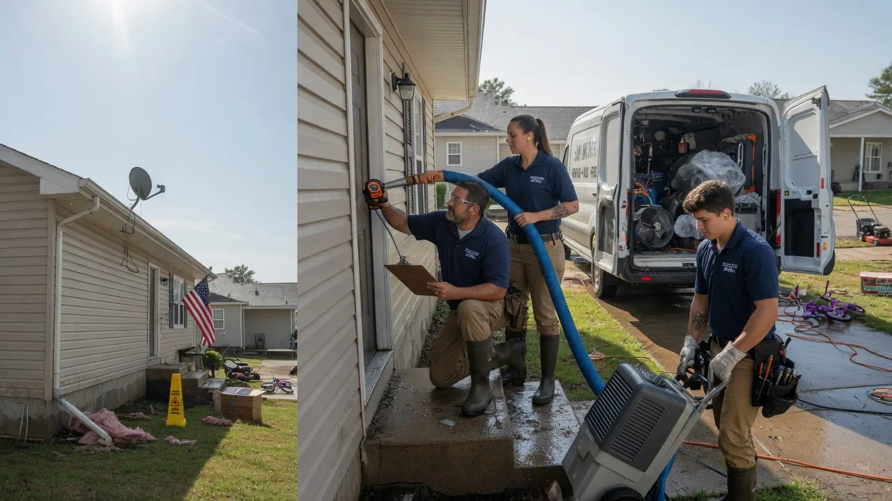 Ceiling Water Damage Restoration in Peculiar, MO near me